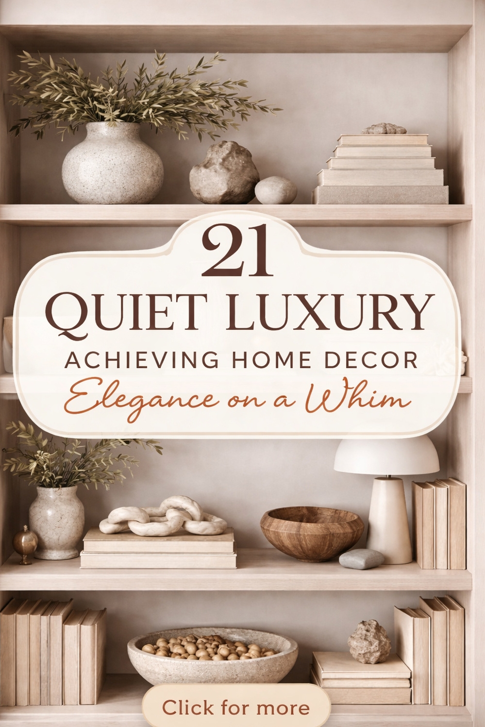 21 Ways Quiet Luxury Achieving Home Decor Elegance on a Dime - Books Create Curated, Casual Spot - These books create a spot that feels both...