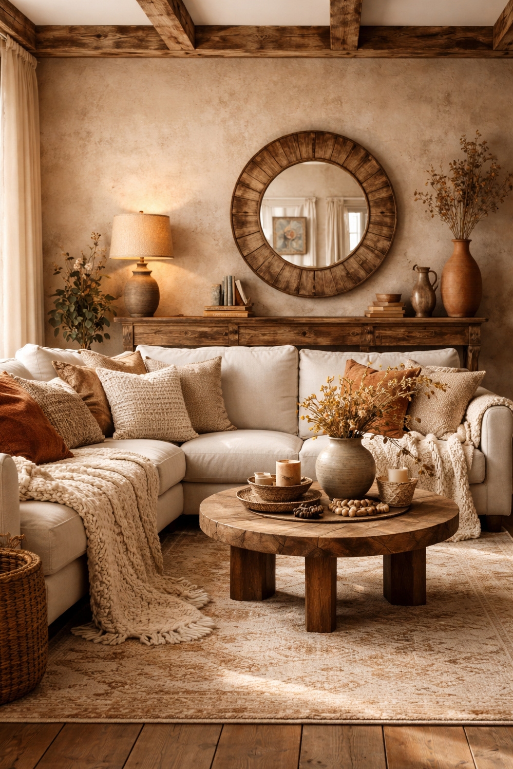 24 Home Decor Ideas to Refresh 2026 - Chunky Crochet Throws Invite You - These crochet throws practically beg you to sink...