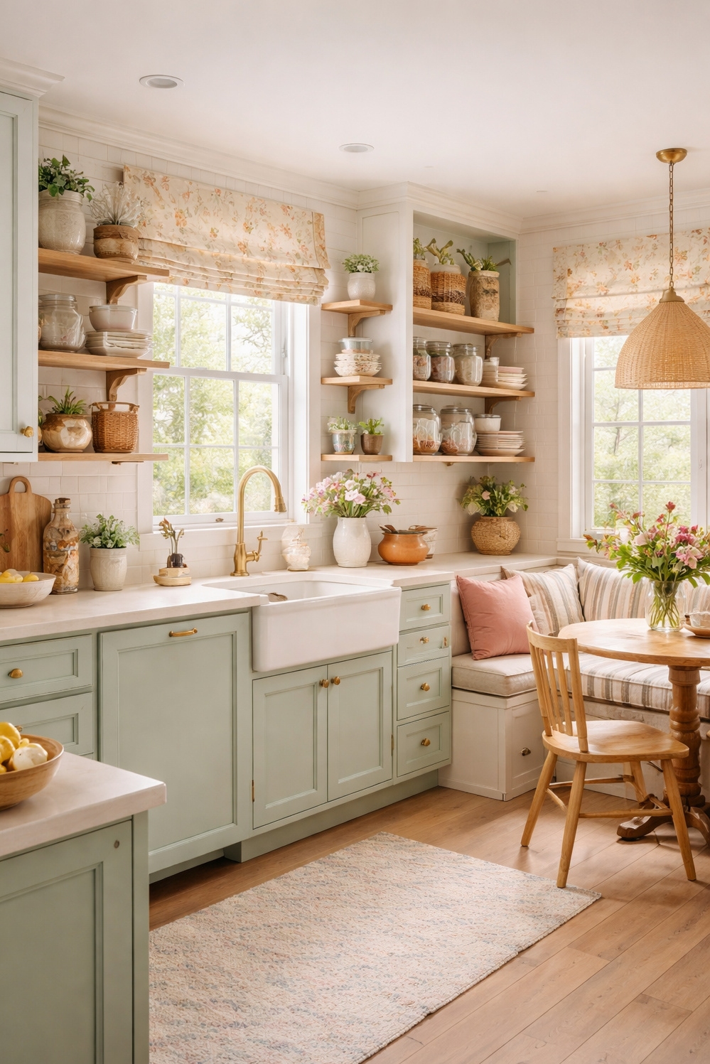 21 Ideas: Interior Design Trends for Kitchens in 2026 - Pastel Kitchen Cabinets: Soft Hues - These pastel cabinets just sing, don't they. The...