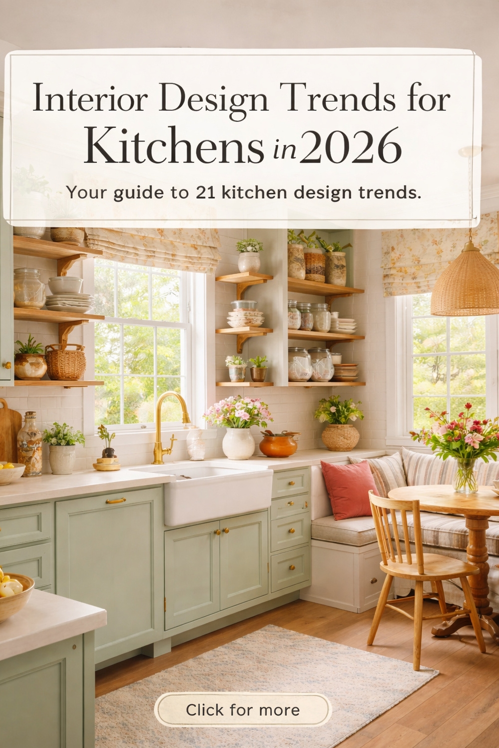 21 Ideas: Interior Design Trends for Kitchens in 2026 - 2026 Kitchens: Fresh Pastel Cabinets - Interior Design Trends for Kitchens in 2026 Your...