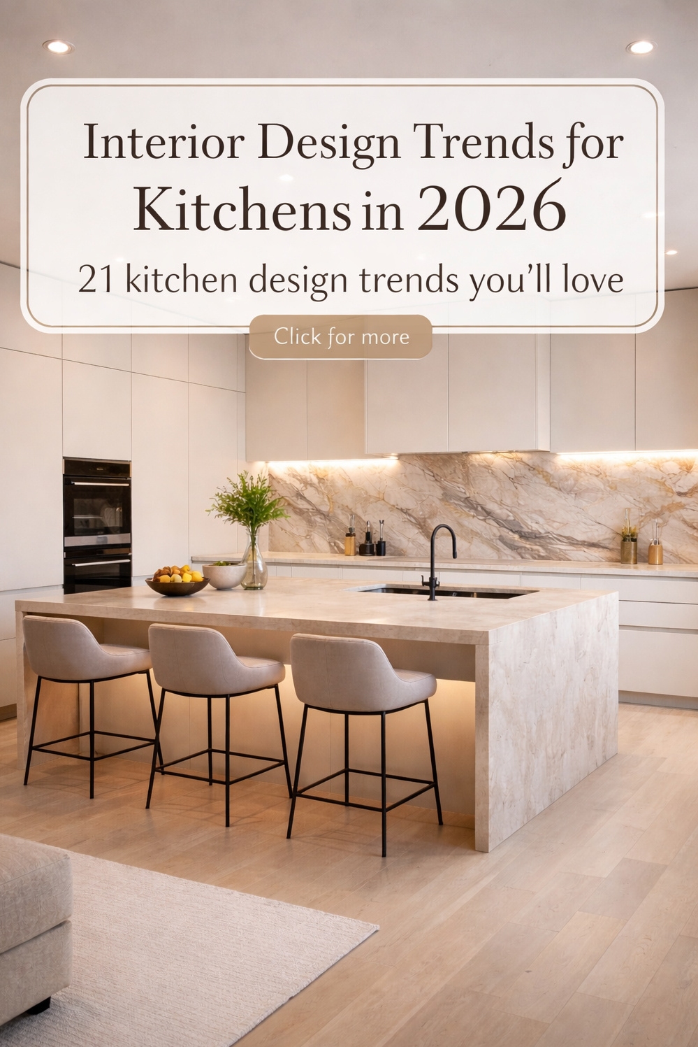 21 Ideas: Interior Design Trends for Kitchens in 2026 - Handle-less Cabinets: Kitchens You'll Love - Interior Design Trends for Kitchens in 2026 21...