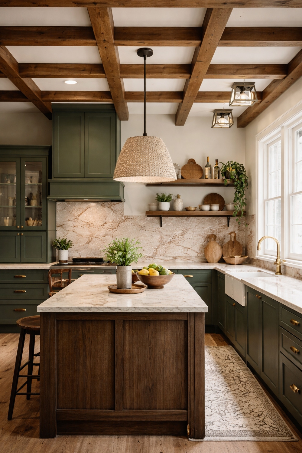 18 Ways to Illuminate with Textured Farmhouse Kitchen Lights - Textured Pendants: Lights That Grab Attention - That textured pendant light really grabs your attention,...