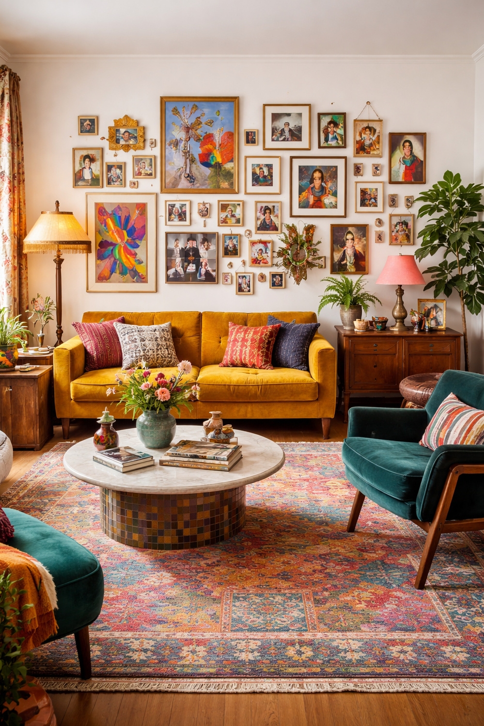 24 Home Decor Ideas to Refresh 2026 - Gallery Wall Grabs Your Attention - The gallery wall grabs your attention right away....