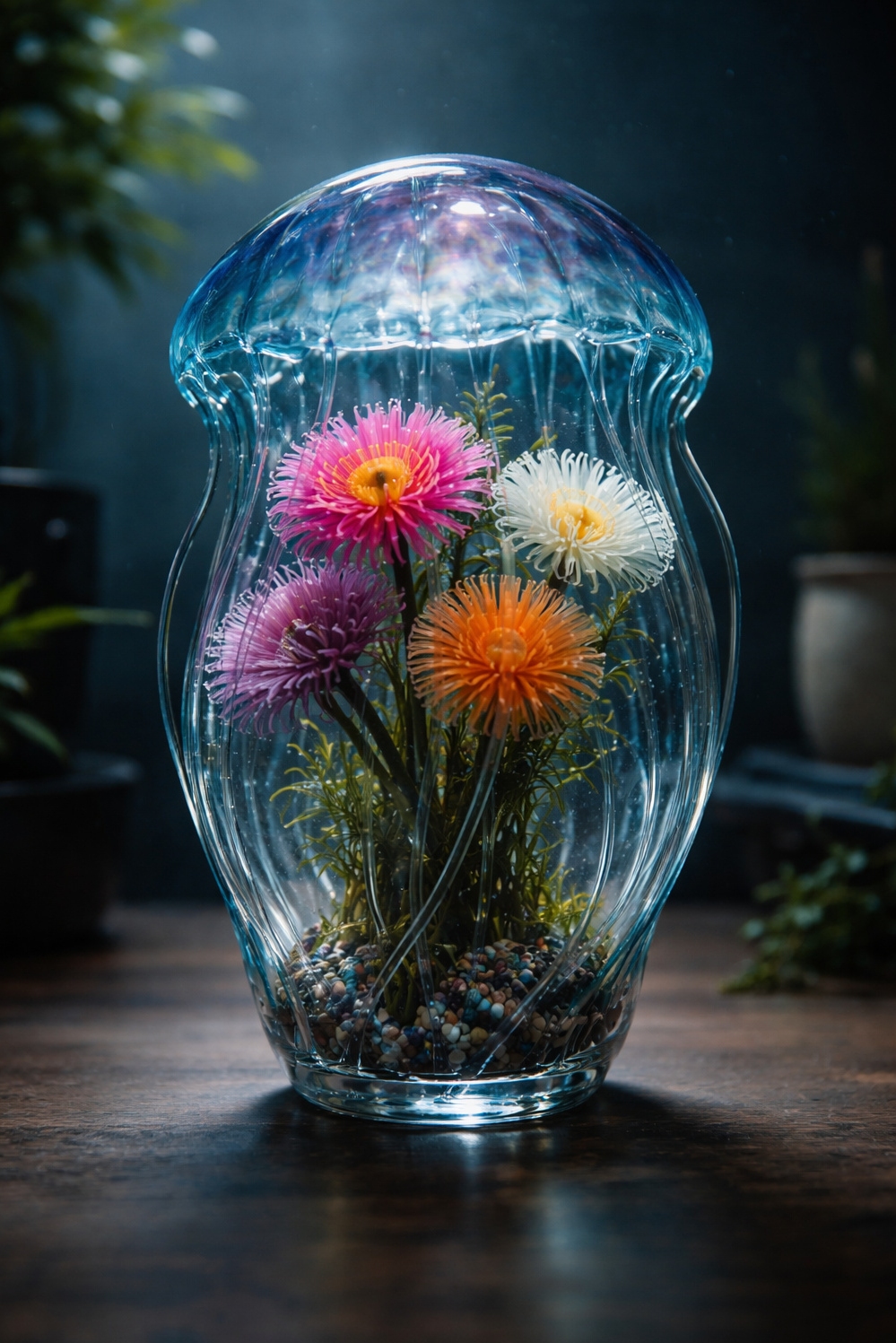 Animal shaped vases ideas - Cool, Hand-Blown Jellyfish Vase Ideas - These animal shaped vases ideas are so cool....