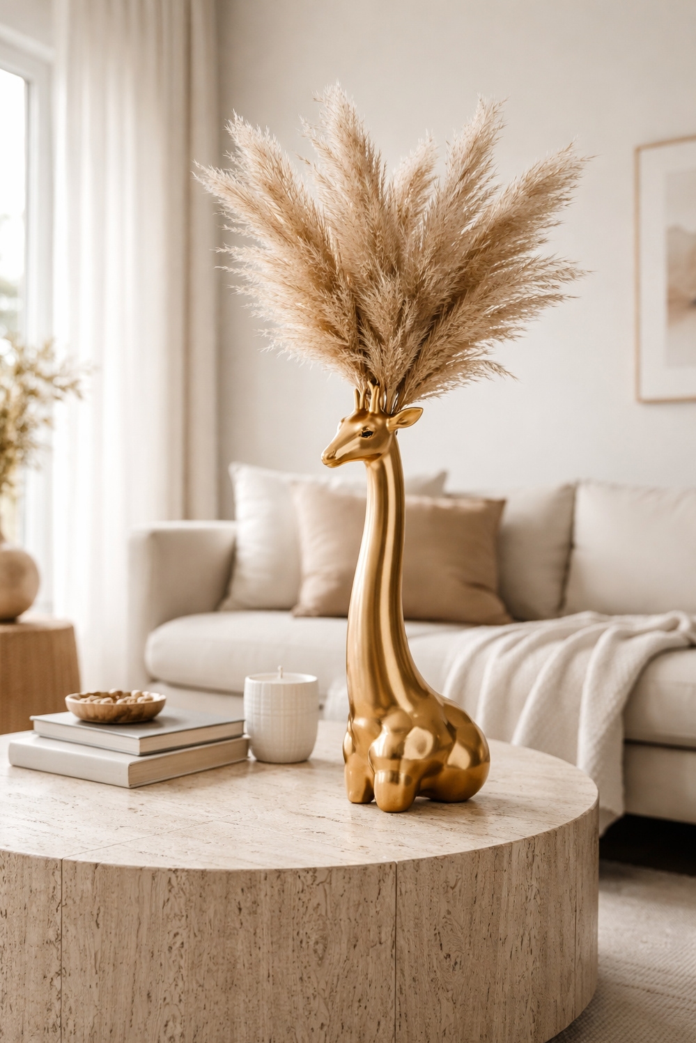 Animal shaped vases ideas - Tall Gold Giraffe Vase: Fresh Feel - These animal shaped vases ideas feel fresh. A...