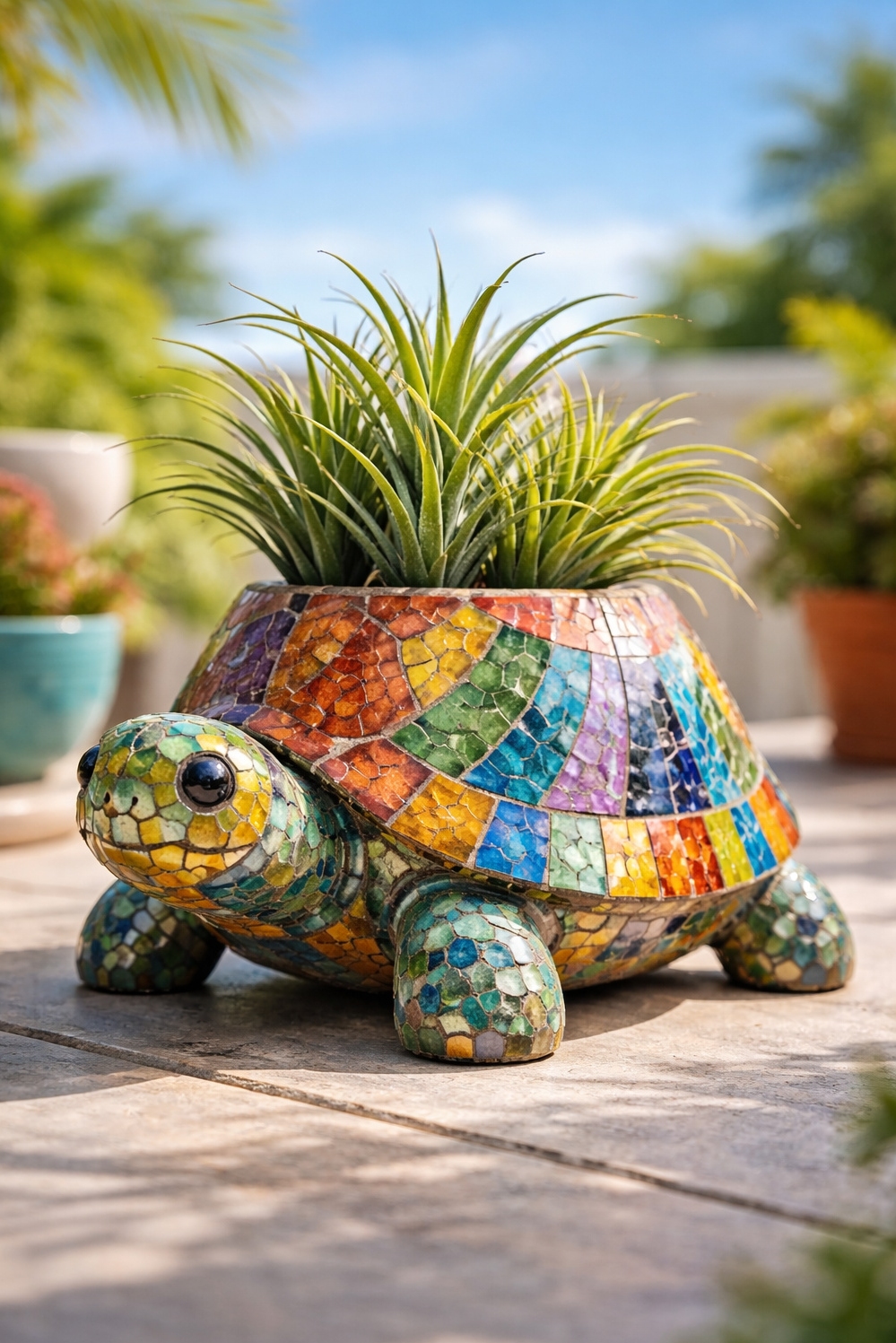 Animal shaped vases ideas - Animal Vase Grabs Your Attention Right Away - The animal shaped vase, a turtle, grabs your...