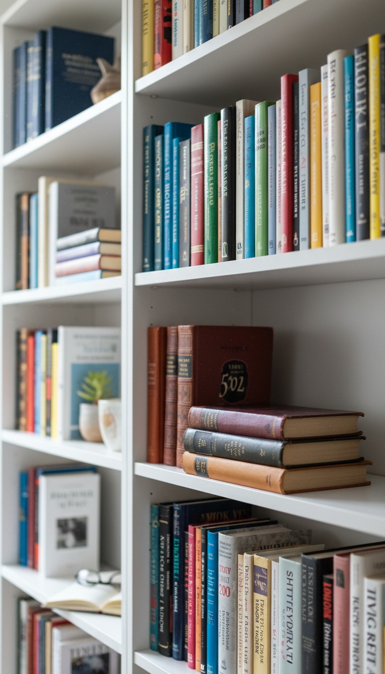 white bookshelves ideas - White Bookshelves: A Clean, Bright Look - These white bookshelves offer a clean, bright look....