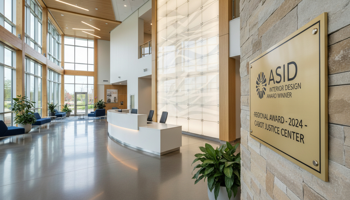 Cabot Justice Center Wins Regional ASID Interior Design Award - Living ...