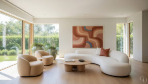 Featured image for Cameron Diaz's Living Room Showcased as Prime Example of 2026 Curved Furniture Trend