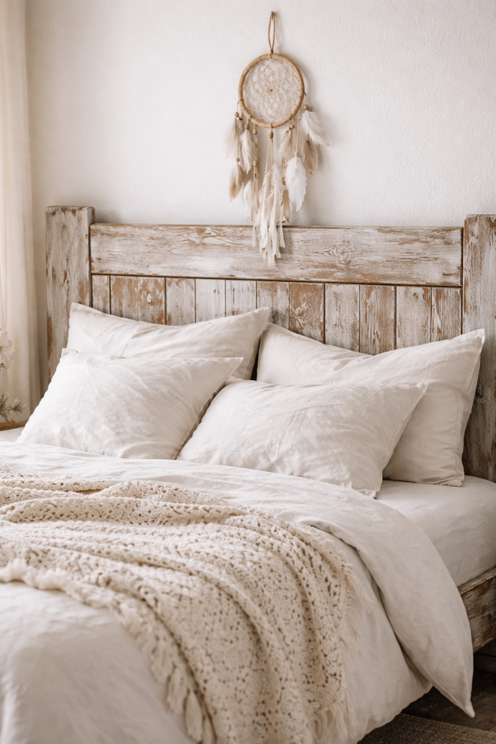 shabby chic bedroom decor ideas - Soft Linen Sheets: Sink Right In - These linen sheets look so soft you want...