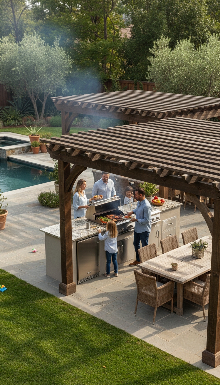 pergola ideas for backyard - Create a Fantastic Outdoor Living Area - These pergola ideas for a backyard create a...