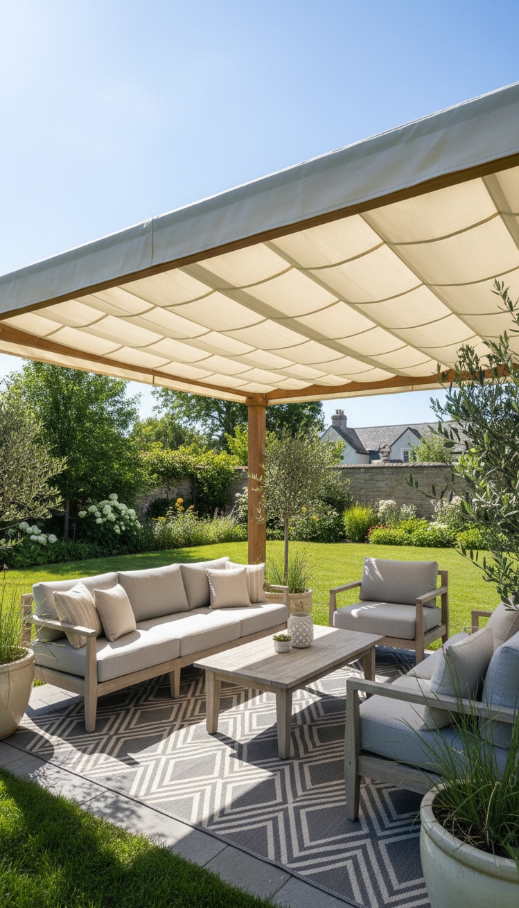 pergola ideas for backyard - Backyard Pergola: Dappled Light Haven - The pergola stands as a sun-dappled haven. Its...