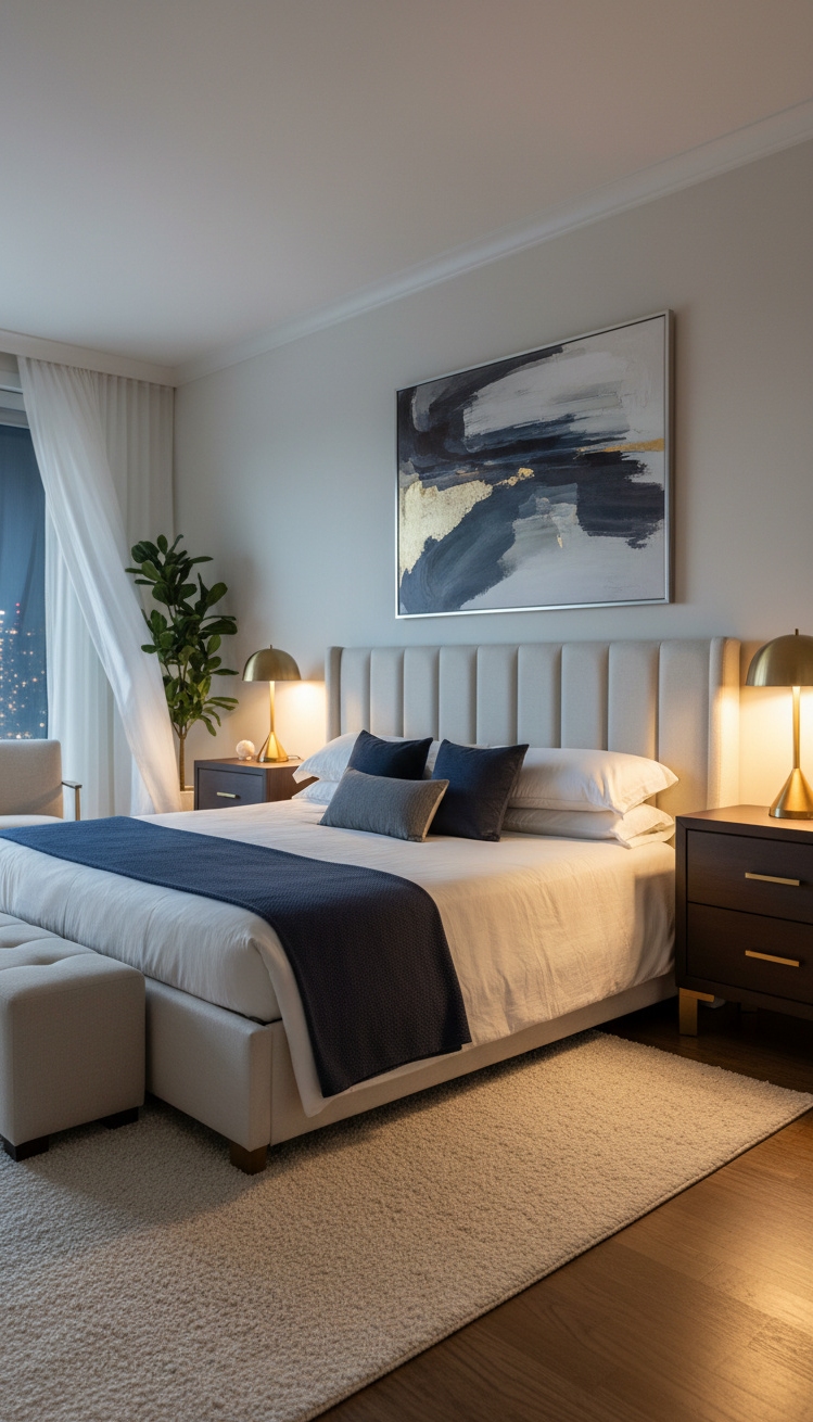 master bedroom furniture design ideas - King Bed Grabs Bedroom Attention - The king-size bed really grabs your attention with...