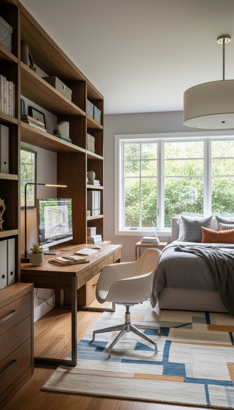 master bedroom furniture design ideas - Wood Furnishings Bring Master Bedroom Warmth - These wood furnishings bring warmth to the master...