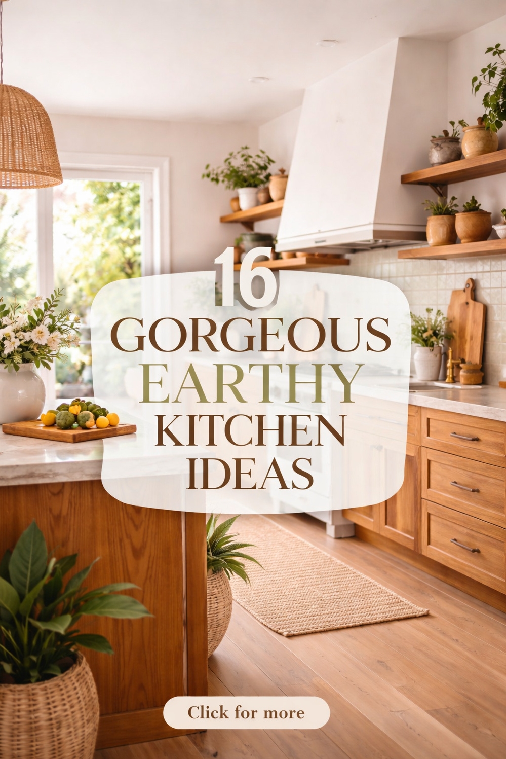 16 Ways to Design a Gorgeous earthy kitchen - Warm With Wood - These warm wood cabinets practically glow in the...