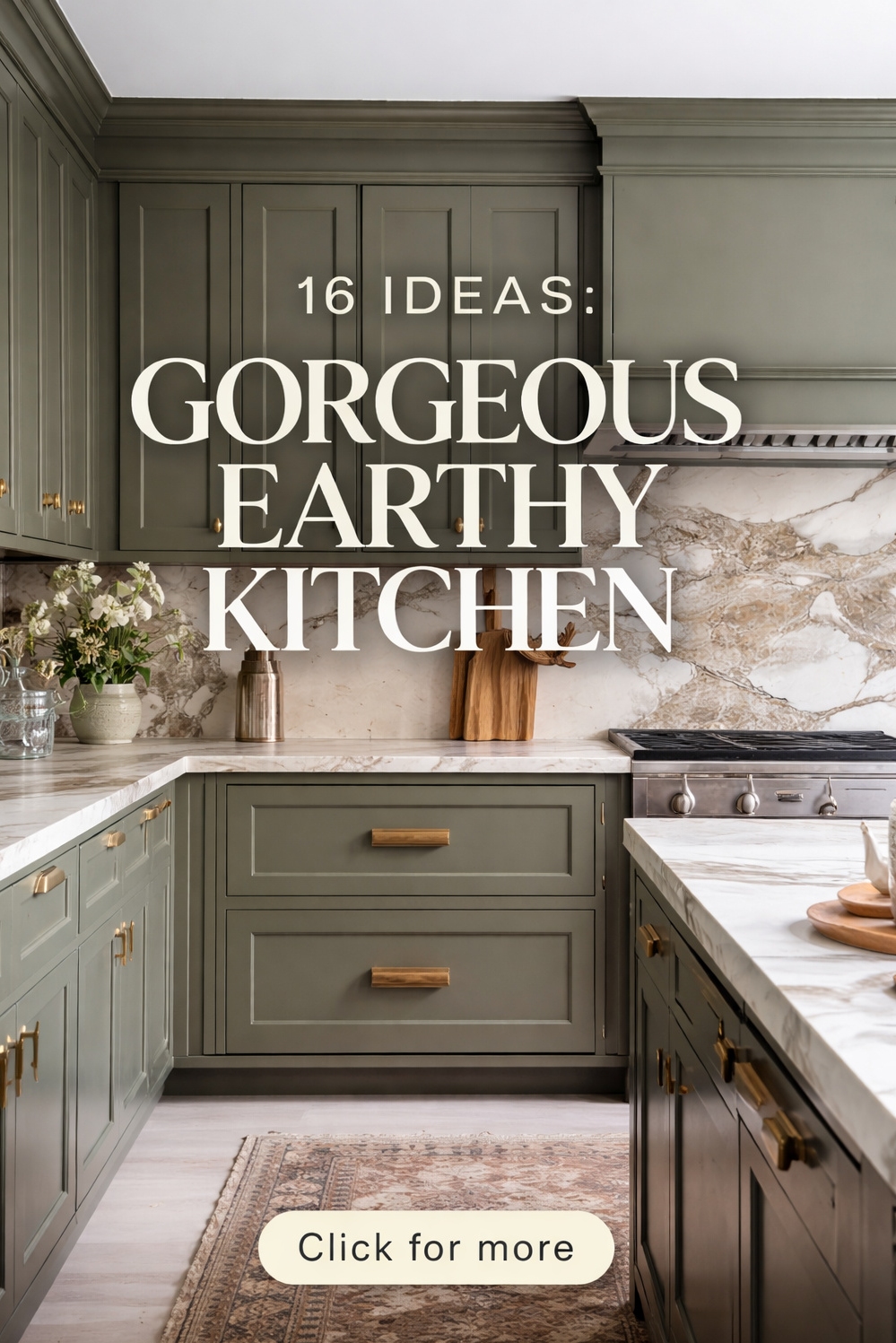 16 Ways to Design a Gorgeous earthy kitchen - Earthy Kitchen: Stone Backsplash Sets Tone - This gorgeous earthy kitchen's stone backsplash sets the...