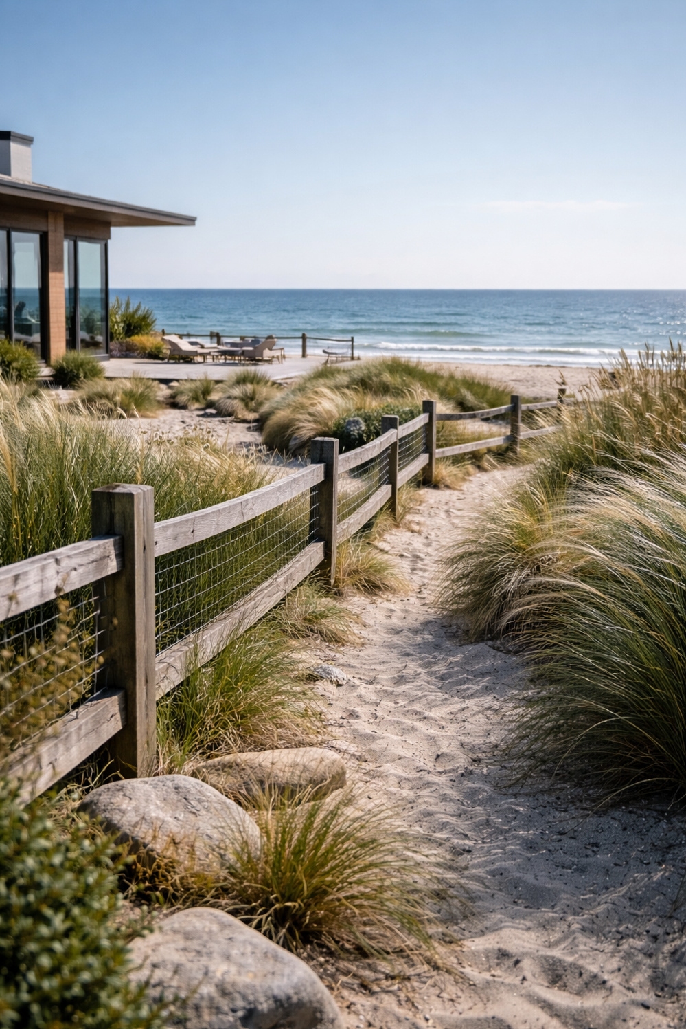 Modern landscape architecture - Dune Grasses Steal the Show - The dune grasses steal the show. They ripple...