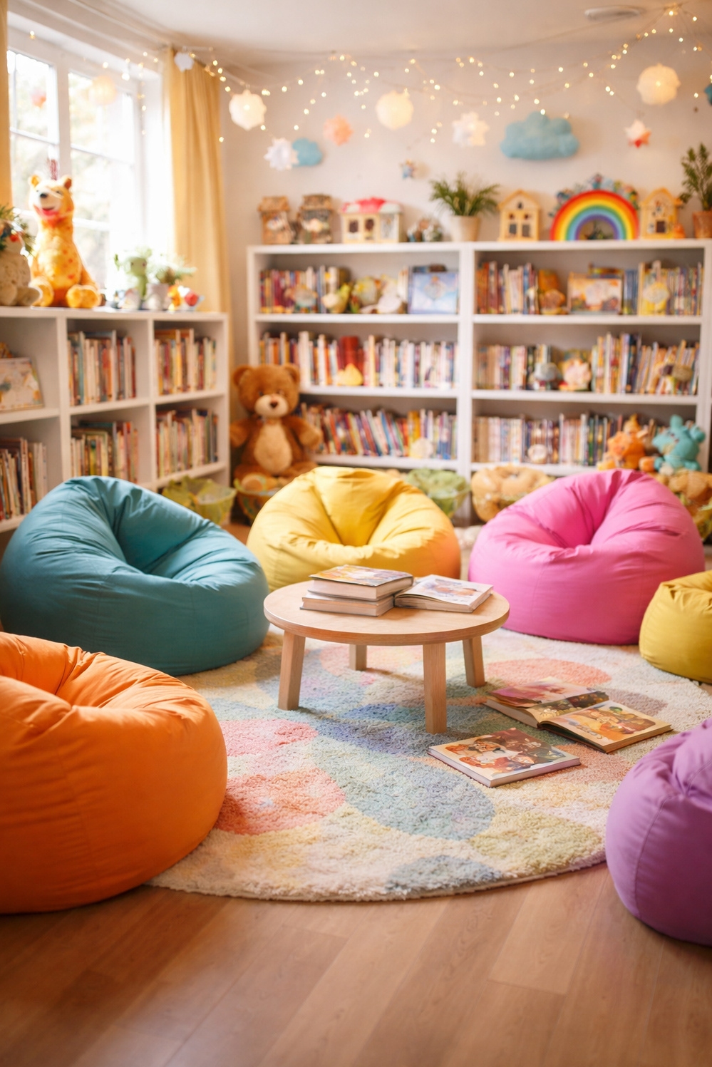 cosy reading rooms - Colourful Beanbag Chairs: Inviting Reading Nooks - These colourful beanbag chairs look so inviting. The...