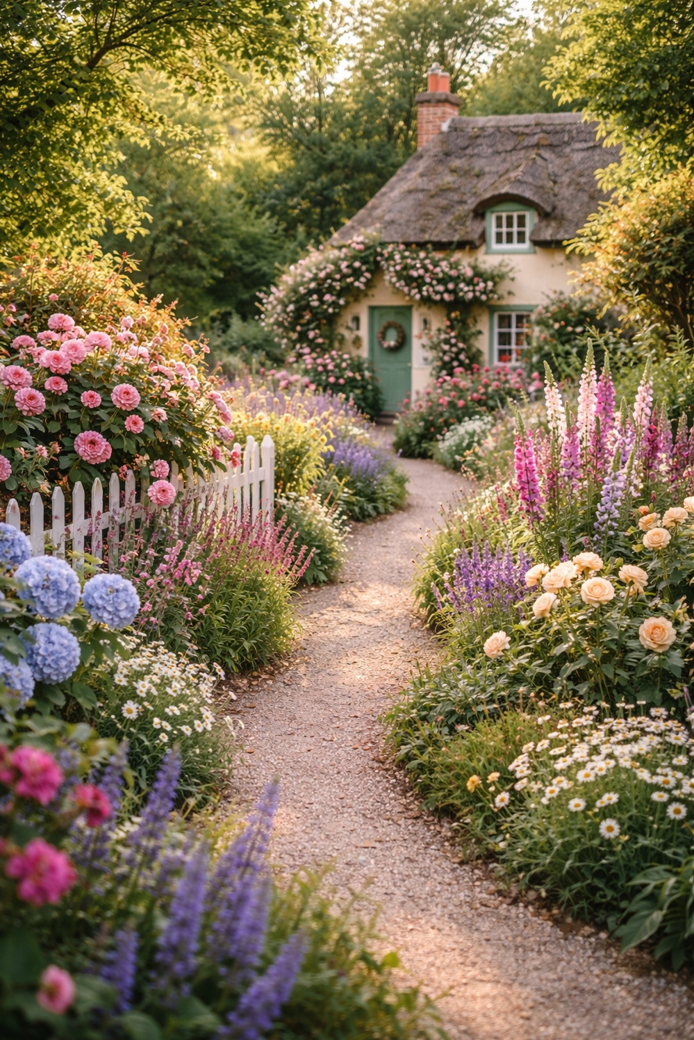home garden landscaping ideas - Charming Cottage Garden Style Example - The cottage garden is an example of a...