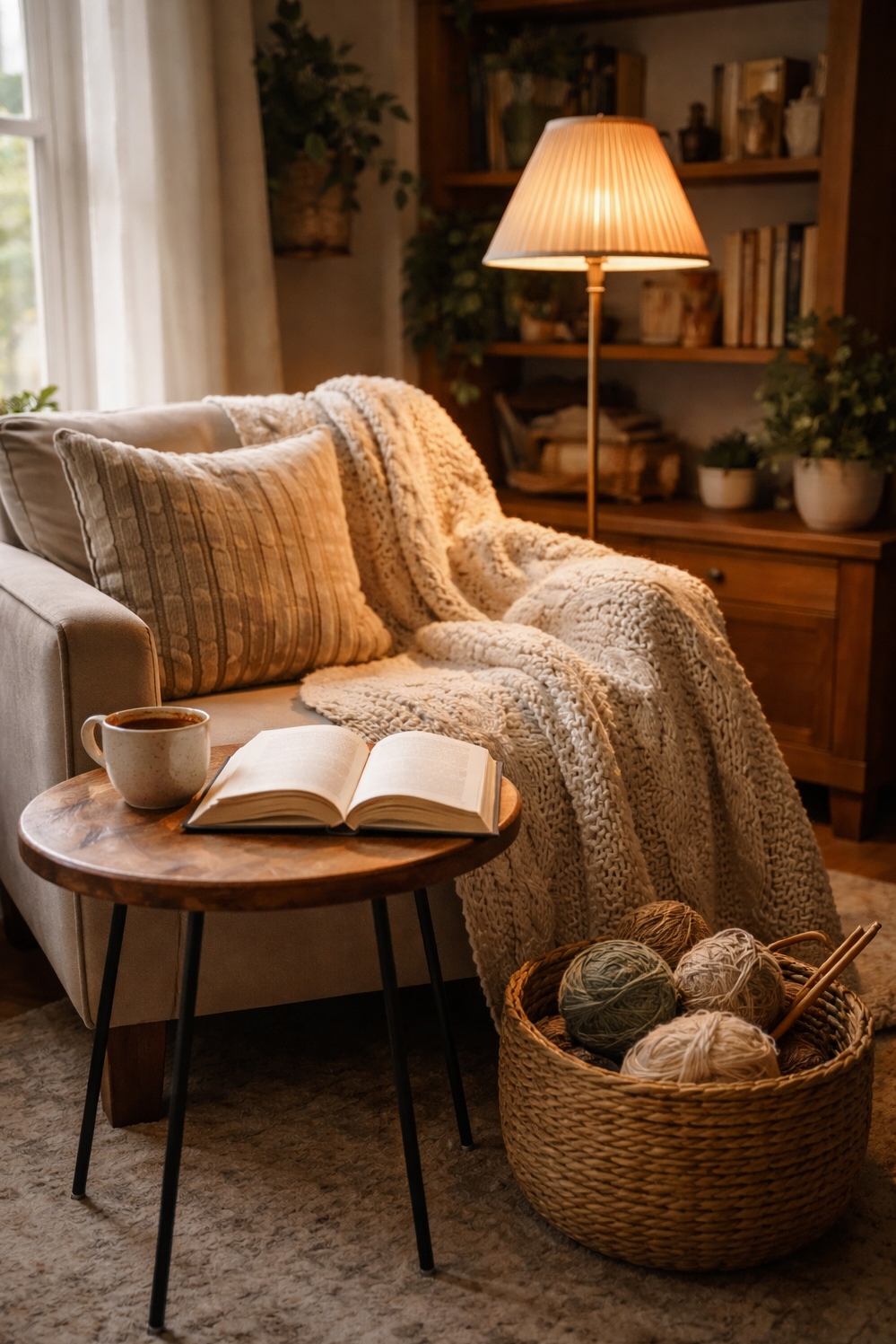earthy cottage home decor - Worn Armchair: Cottage Comfort Invites - The armchair invites you to sink in. Its...