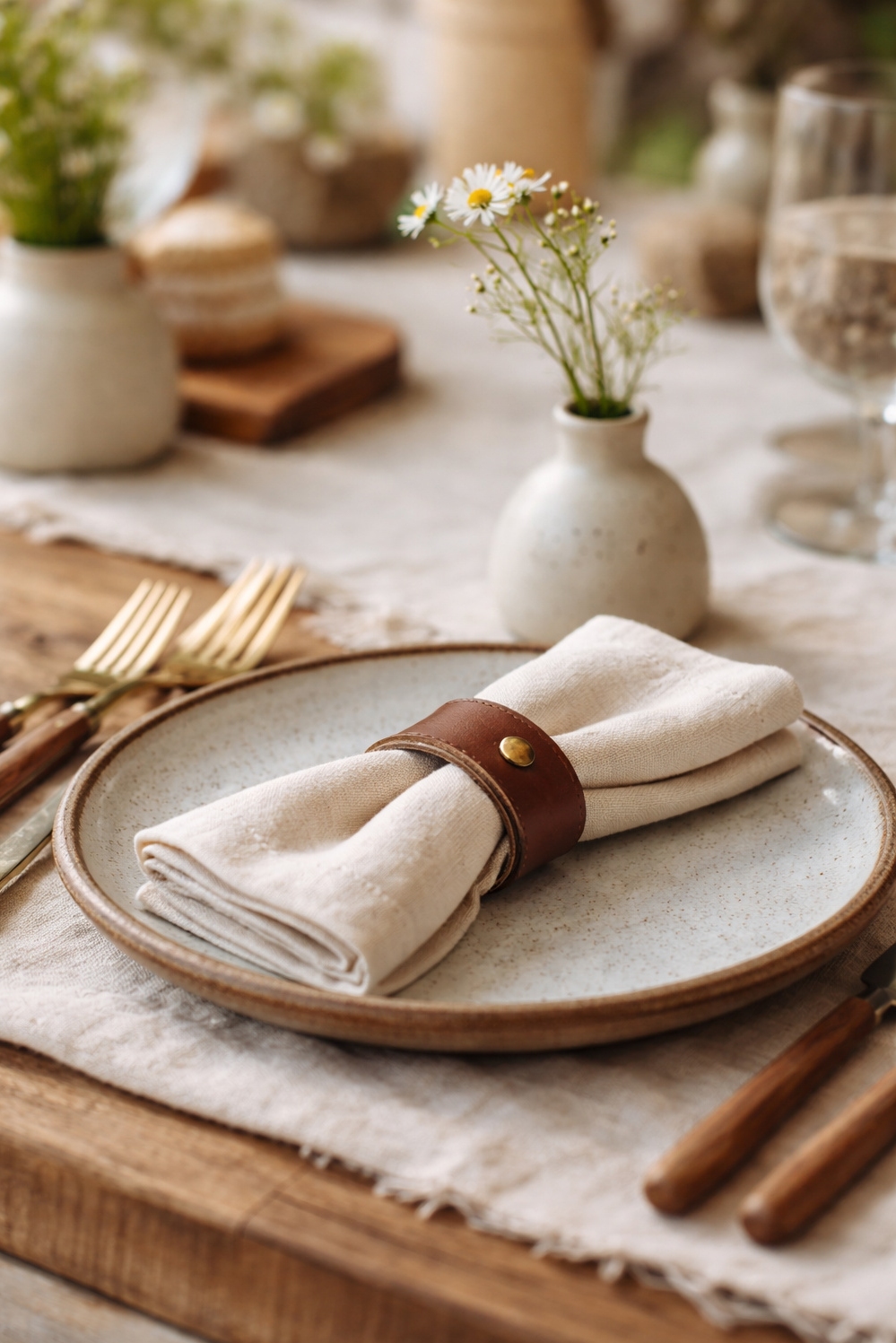 fun natural table settings - Hand-Thrown Pottery Plates: Rustic Table Feel - These hand-thrown pottery plates feel rustic and special....